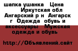 шапка-ушанка › Цена ­ 5 000 - Иркутская обл., Ангарский р-н, Ангарск г. Одежда, обувь и аксессуары » Мужская одежда и обувь   